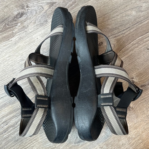 Chaco Z Cloud Classic Hiking Sandals Brown Striped Vibram Mens‎ 12 UK 11 EU 45 main image 5
